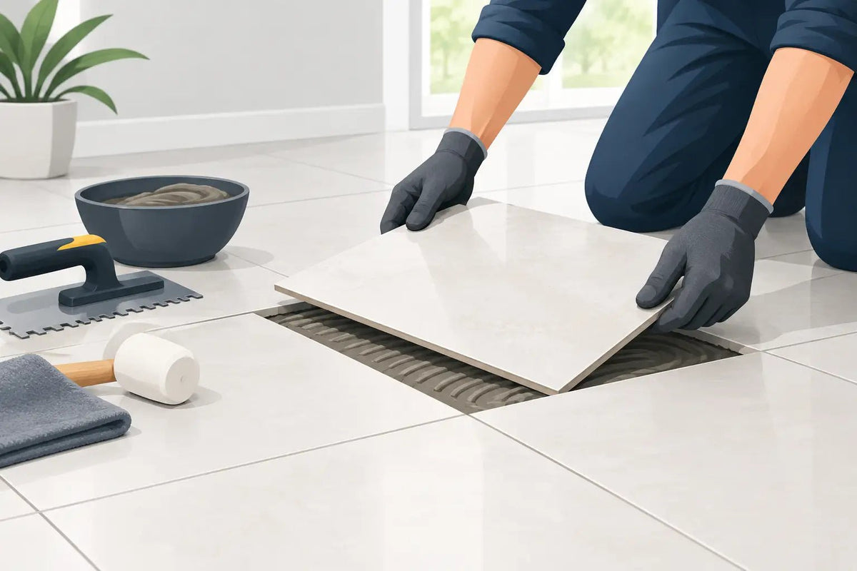 How to Fix Loose Floor Tiles Without Cracking - FMV TILES & BATHROOMS