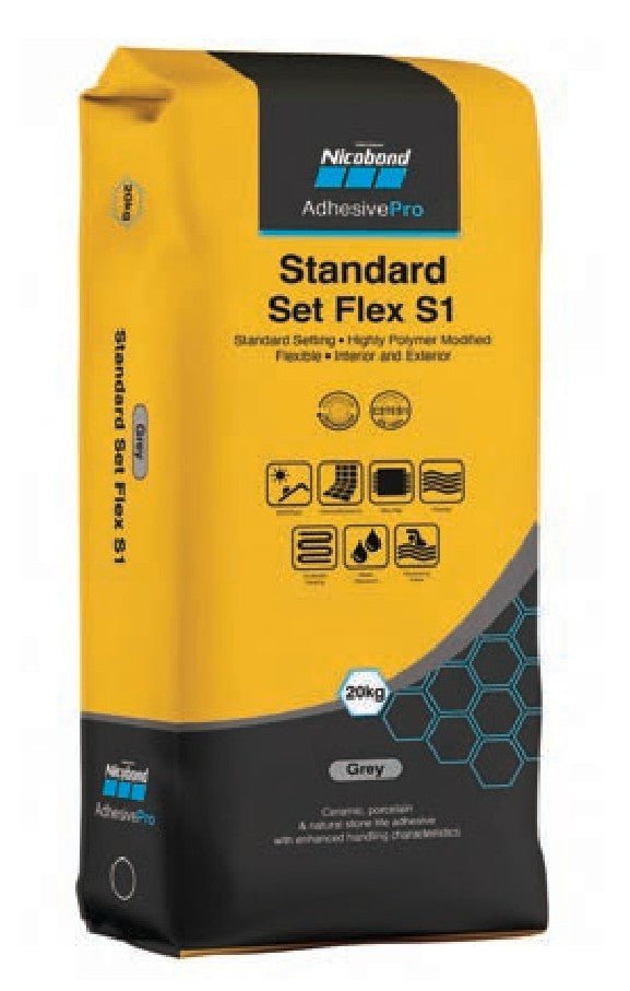 Standard Set Tile adhesive - FMV TILES and Bathrooms
