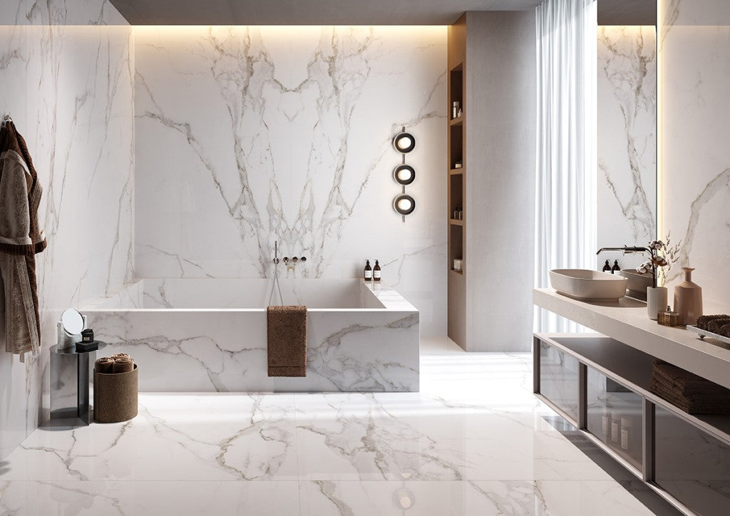 Lavish CO11 Calacatta Oro Porcelain Floor and Wall Tile 600x1200x10mm