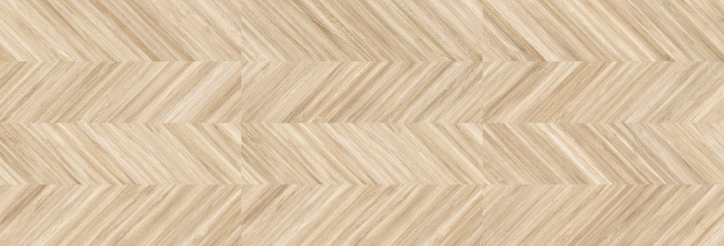 Orchard Chevron Natural Matt Porcelain Wall and Floor Tile 600x1200mm