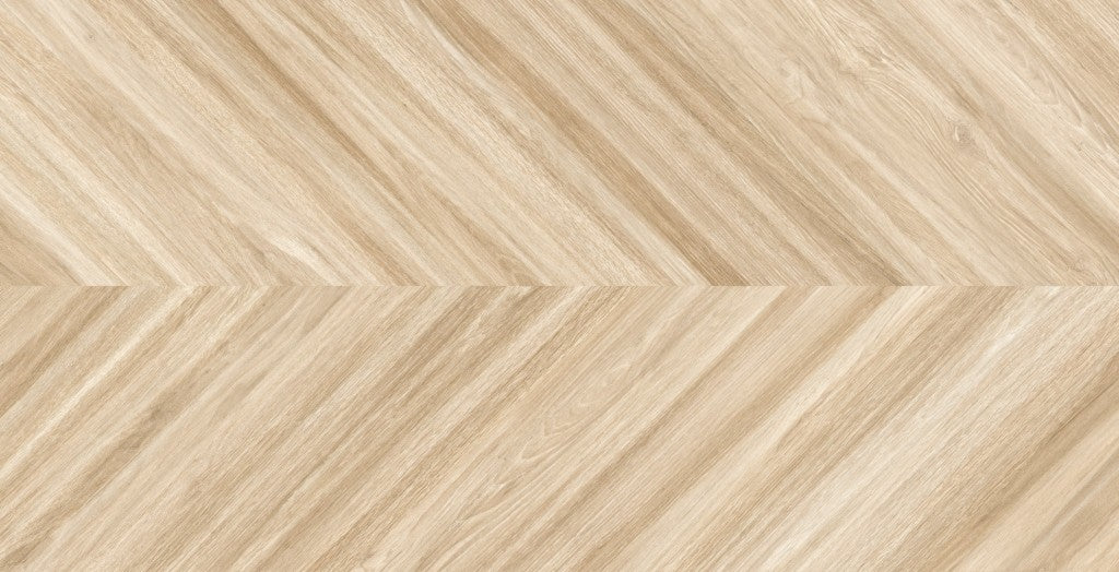 Orchard Chevron Natural Matt Porcelain Wall and Floor Tile 600x1200mm