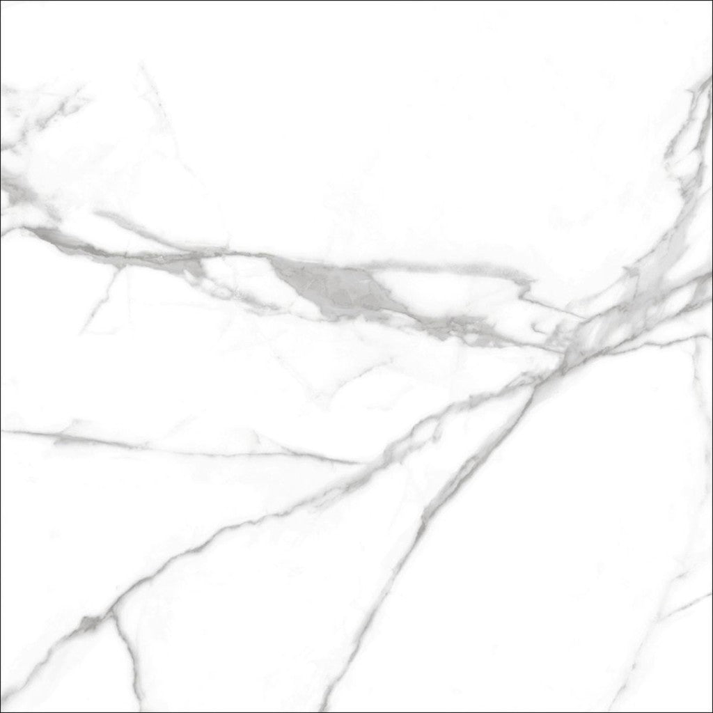 Infinity White Marble Polished Porcelain Floor and Wall