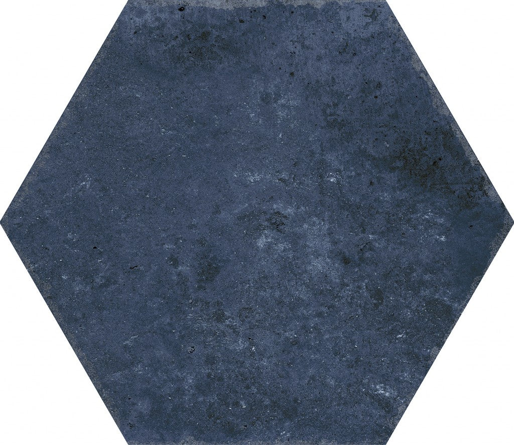 Organic Hexagon Decorated Porcelain Floor and Wall Tile 230x270mm
