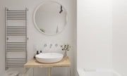 Flat Metro Tiles, Matt White Ceramic Wall Tile 200x100mm