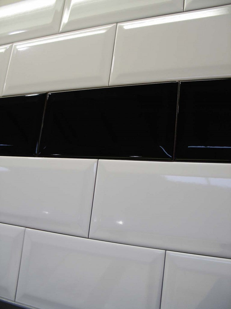 Synergy Metro Underground Bevel Ceramic Wall Tile 200x100mm