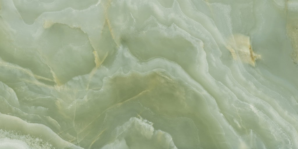 Lavish GG9 Onyx Green and Gold Porcelain Floor and Wall Tile 600x1200x10mm