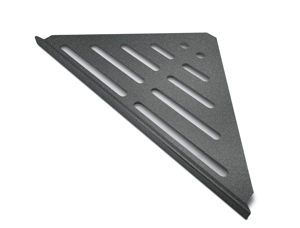 Genesis Triangle XL Aluminium Shower Shelves (346x221x16x1.5mm) Various Colours