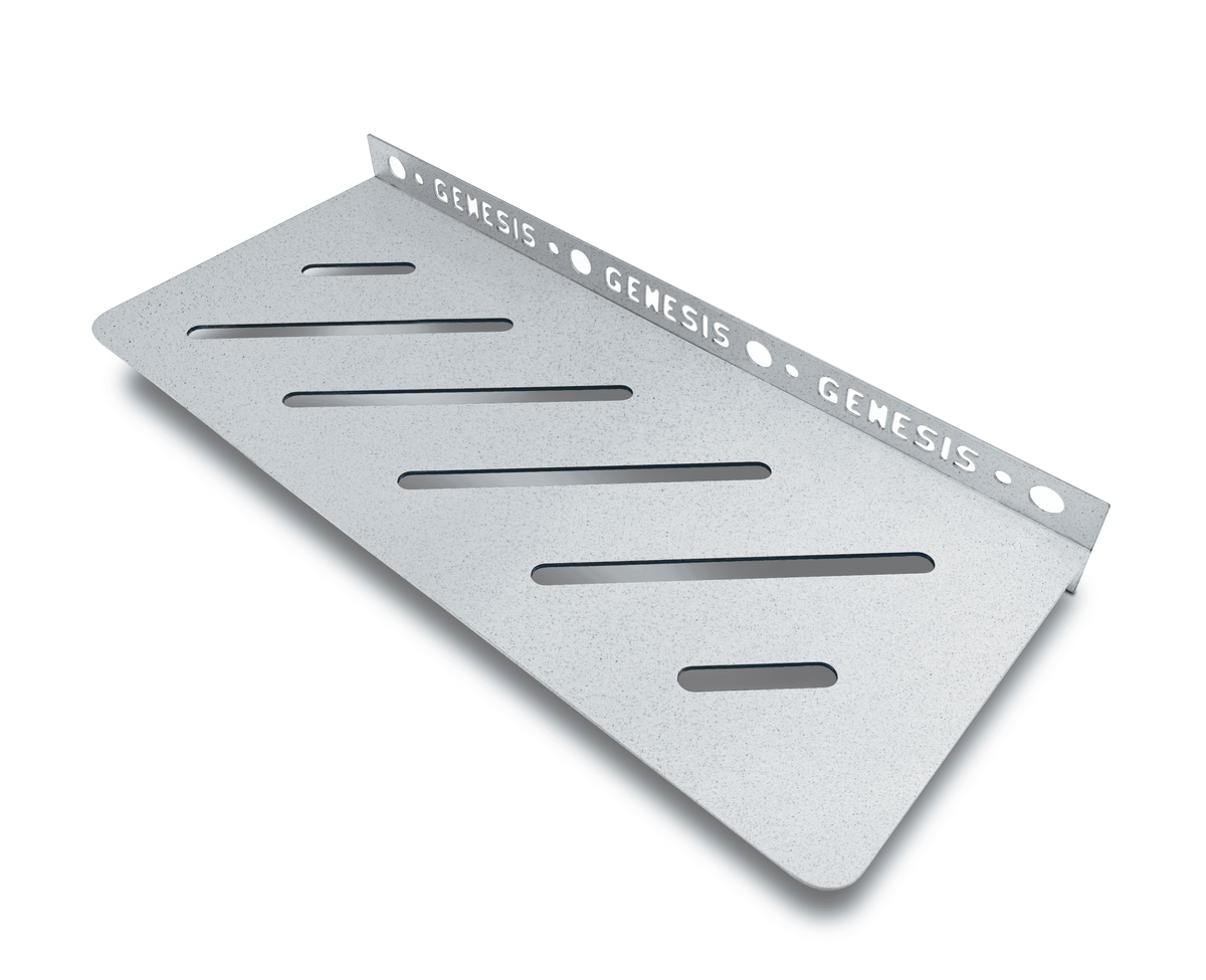 Genesis Straight Stainless Steel Shower Shelves (300x135x1.4mm) Various Colours