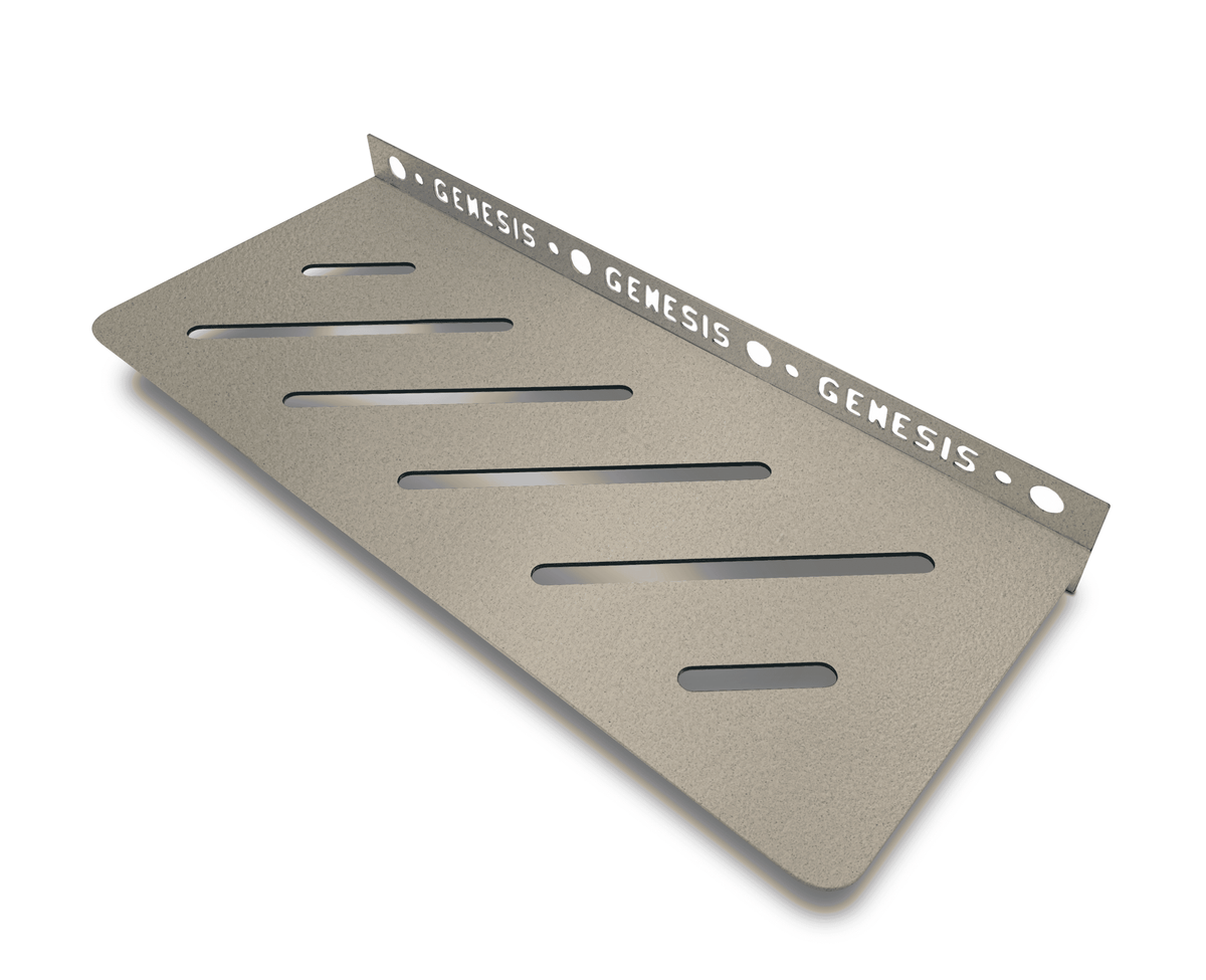 Genesis Straight Stainless Steel Shower Shelves (300x135x1.4mm) Various Colours