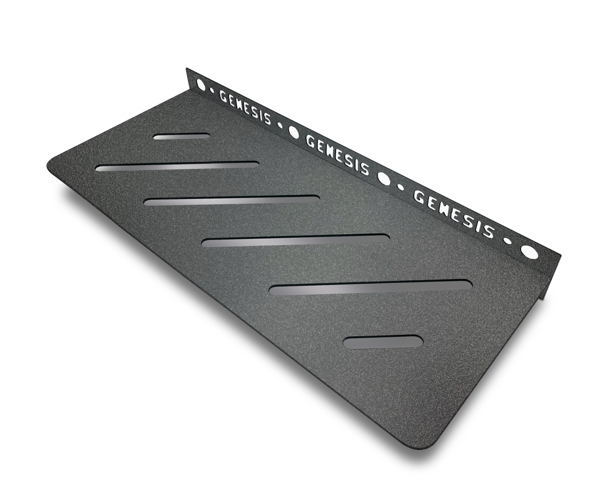 Genesis Straight Stainless Steel Shower Shelves (300x135x1.4mm) Various Colours
