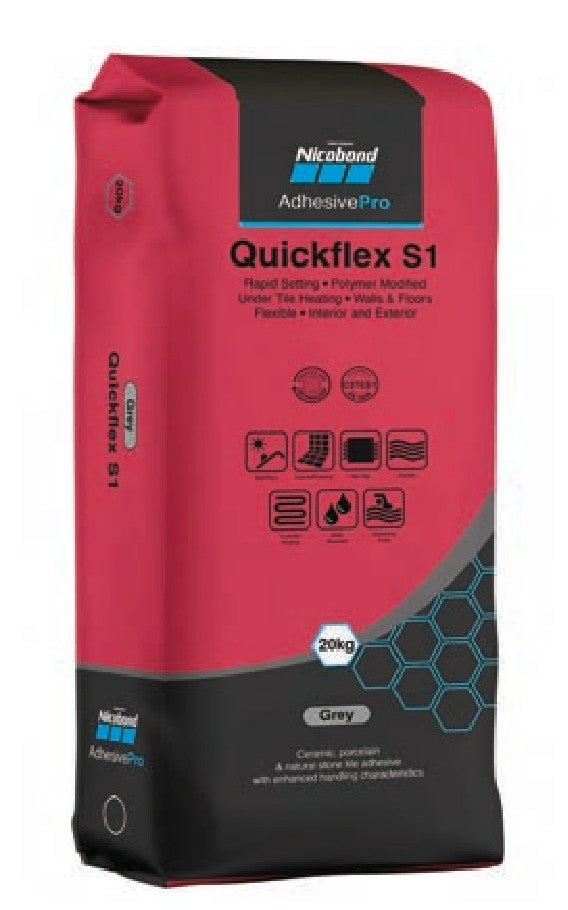 NICOBOND QUICKFLEX S1 ADHESIVE WHITE 20KG - Pallet Deal