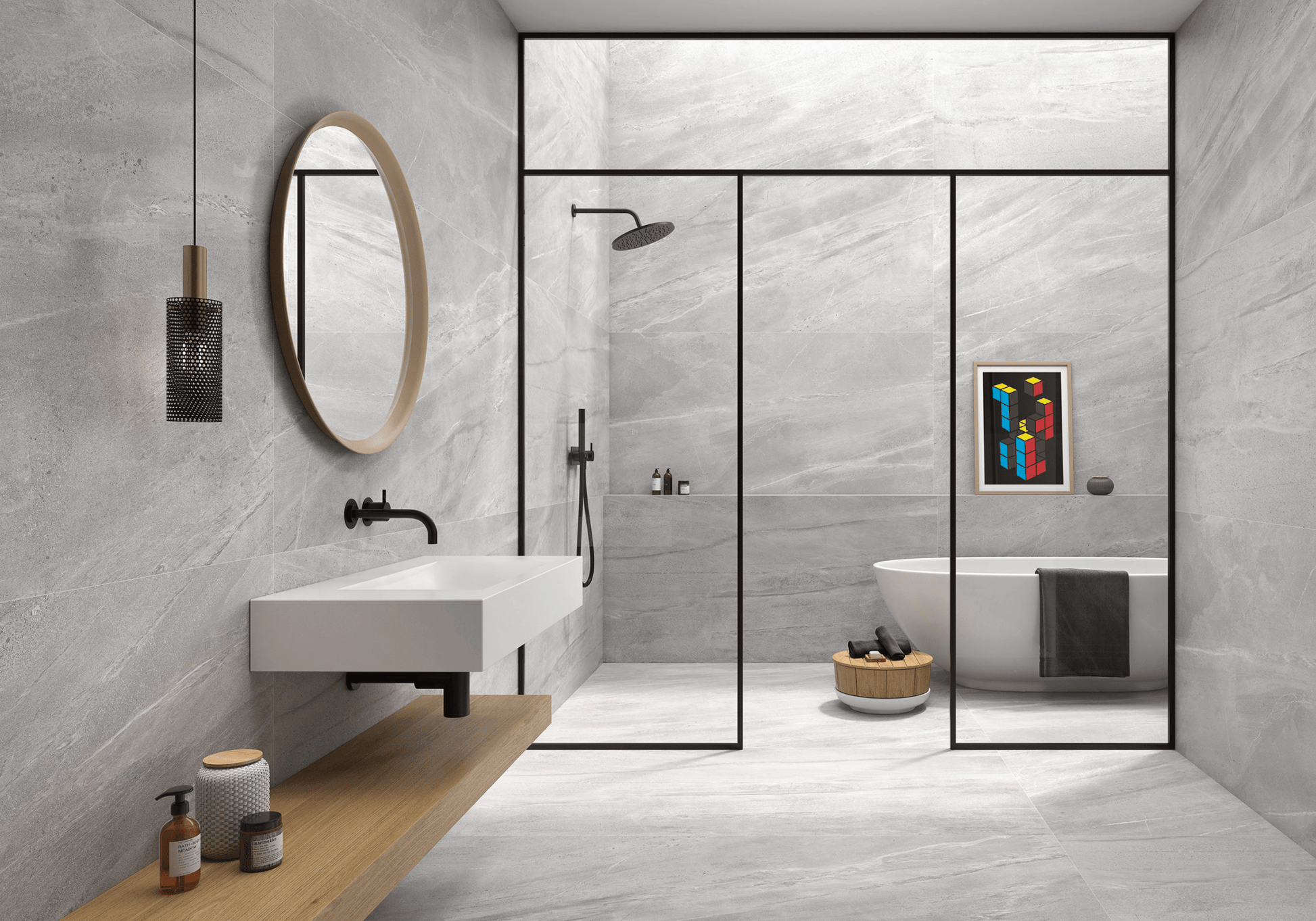 Arcadia Rectified Ceramic / Porcelain Wall and Floor Tile Various Sizes & Colours - FMV TILES & BATHROOMS