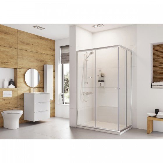 Astro Two Corner Entry Doors - FMV TILES & BATHROOMS