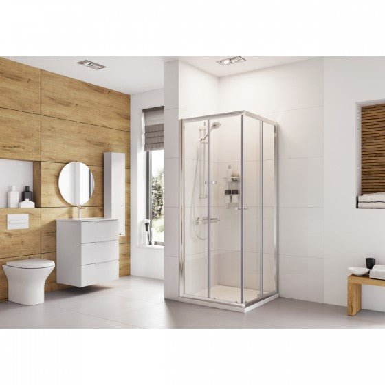 Astro Two Corner Entry Doors - FMV TILES & BATHROOMS