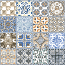 Casablanca Porcelain Wall & Floor Tiles 442x442x10mm Various Colours - FMV TILES & BATHROOMS