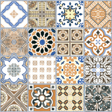 Casablanca Porcelain Wall & Floor Tiles 442x442x10mm Various Colours - FMV TILES & BATHROOMS