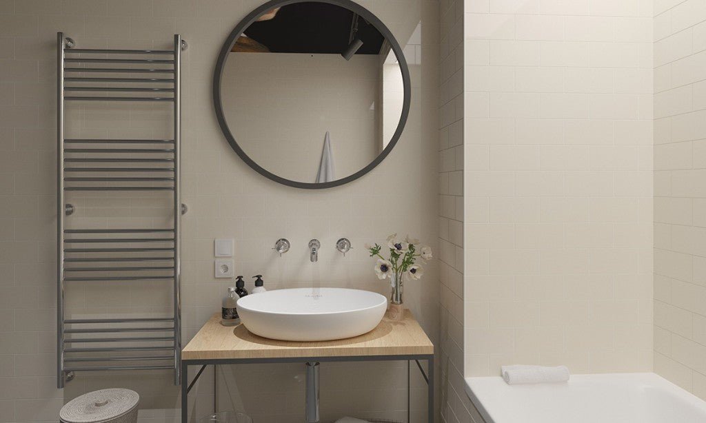 Flat Metro Tiles, Gloss Beige Ceramic Wall Tile 200x100mm - FMV TILES & BATHROOMS