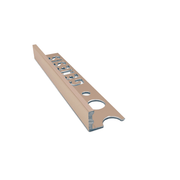 Genesis - Aluminium Straight Edge Tile Trim - BRIGHT COPPER - FMV TILES & BATHROOMS
