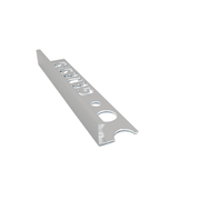 Genesis - Aluminium Straight Edge Tile Trim - GREY - FMV TILES & BATHROOMS