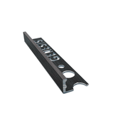 Genesis - Aluminium Straight Edge Tile Trim - GUNMETAL - FMV TILES & BATHROOMS