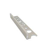 Genesis - Aluminium Straight Edge Tile Trim - MATT NICKEL - FMV TILES & BATHROOMS