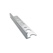 Genesis - Aluminium Straight Edge Tile Trim - MILL - FMV TILES & BATHROOMS