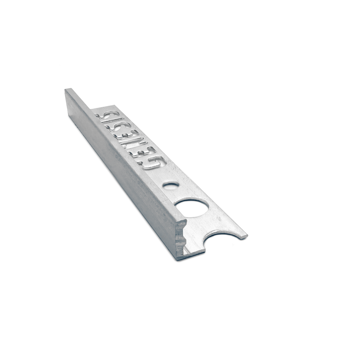 Genesis - Aluminium Straight Edge Tile Trim - MILL - FMV TILES & BATHROOMS