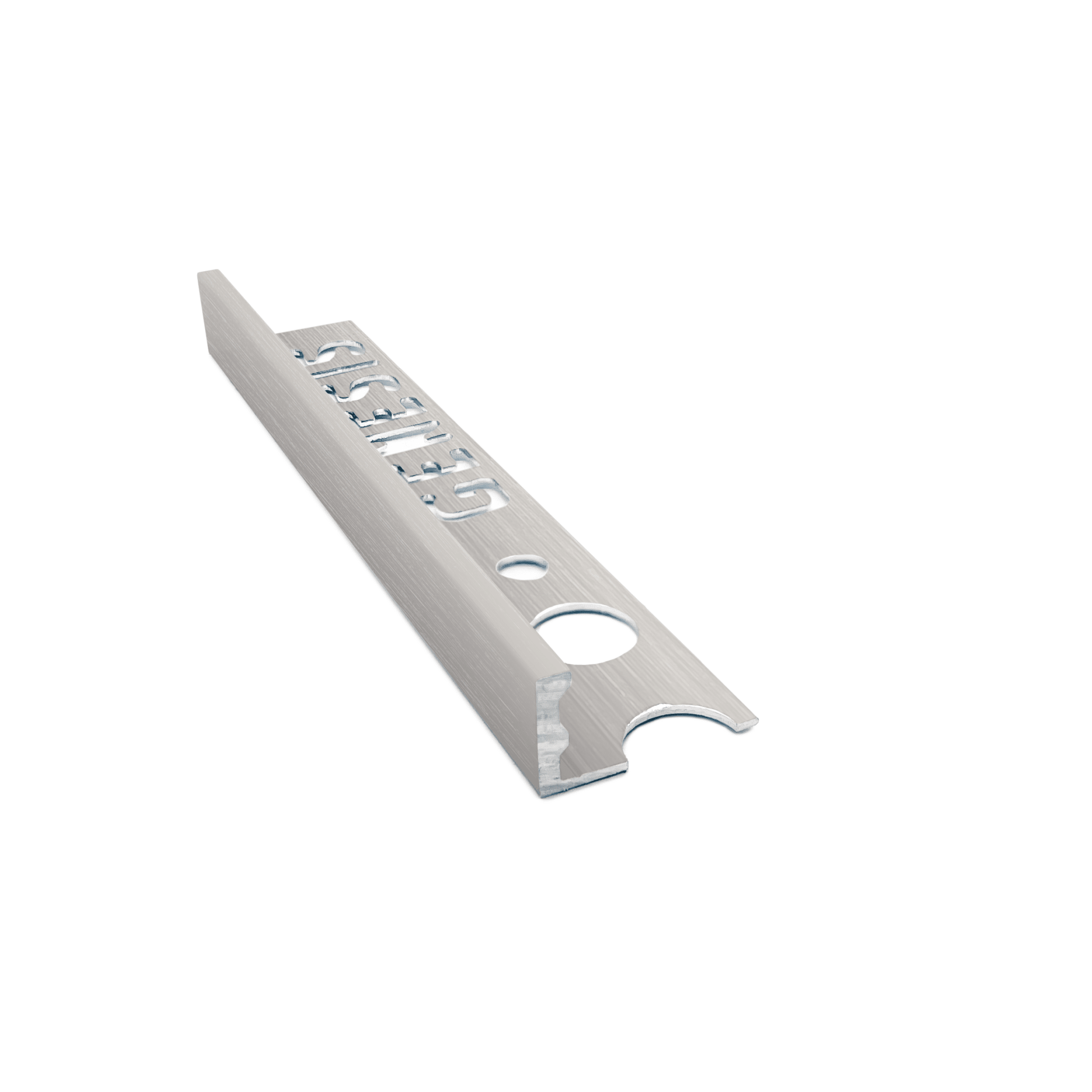 Genesis - Aluminium Straight Edge Tile Trim - NICKEL - FMV TILES & BATHROOMS