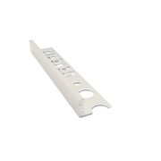 Genesis - Aluminium Straight Edge Tile Trim - SAND - FMV TILES & BATHROOMS