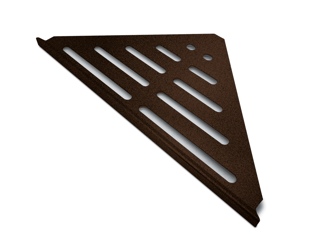 Genesis Triangle XL Aluminium Shower Shelves (346x221x16x1.5mm) Various Colours - FMV TILES & BATHROOMS