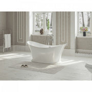 Hampton White Bath Including Waste - FMV TILES & BATHROOMS