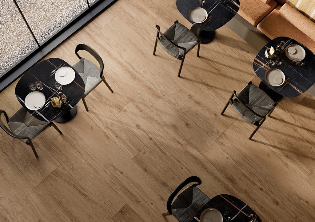 Honey Wood Porcelain Floor and Wall Tile 200x1200mm - FMV TILES & BATHROOMS