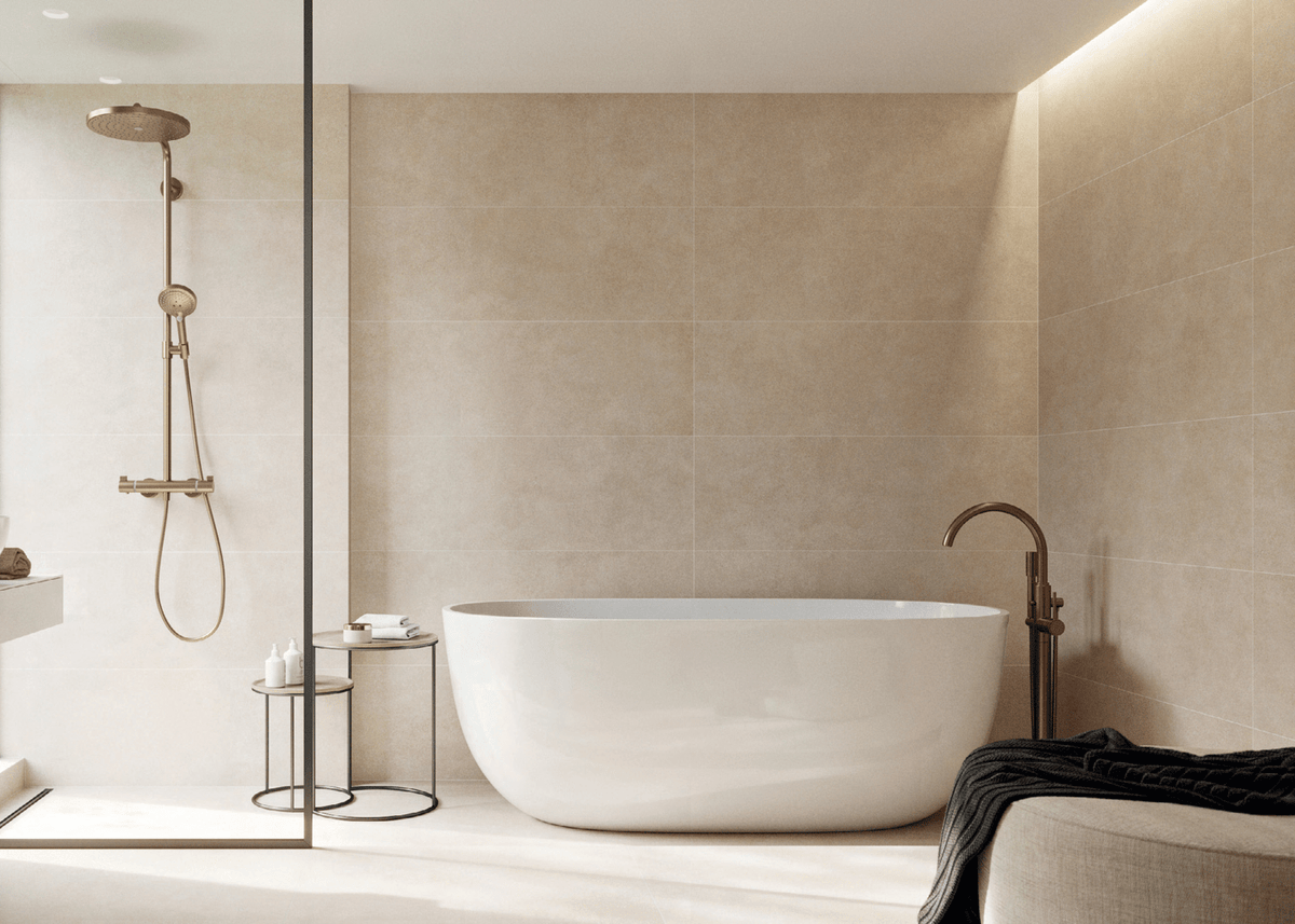 Horizon Porcelain Floor & Wall Tiles 600x1200x9mm Various Colours - FMV TILES & BATHROOMS