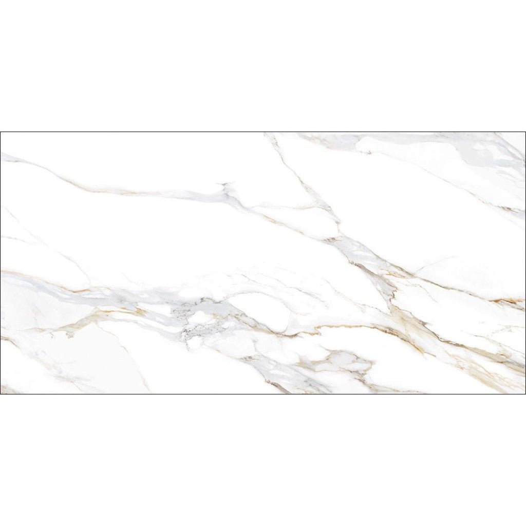 Infinity Calacatta Gold ( Natural OR Polished ) Porcelain Floor and Wall Tile - FMV TILES & BATHROOMS