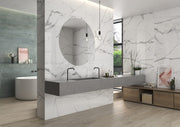 Infinity White Marble Polished Porcelain Floor and Wall - FMV TILES & BATHROOMS