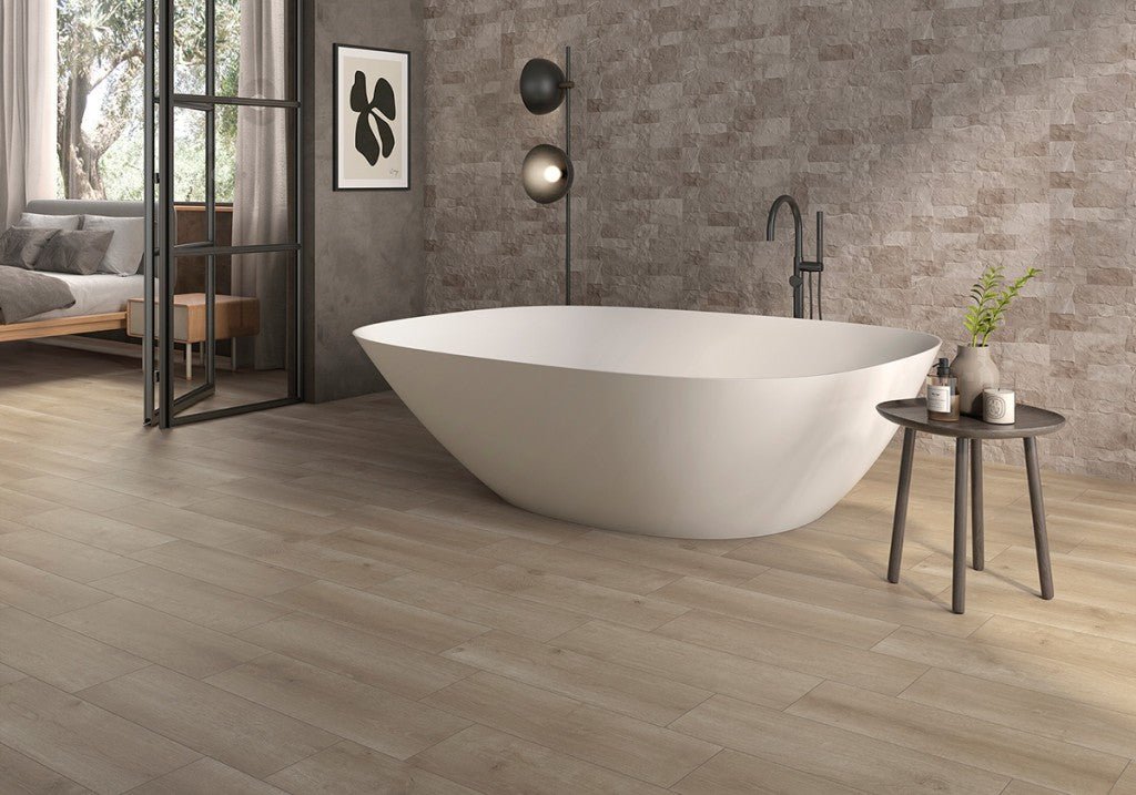 Irati Natural Wood Porcelain Floor and Wall Tile 200x600mm - FMV TILES & BATHROOMS