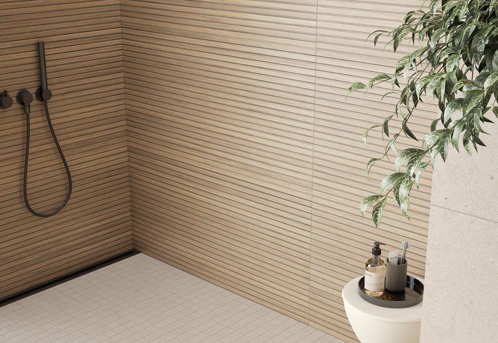 Kobe Slatwood Porcelain Wall Tile 600x1200mm - FMV TILES & BATHROOMS