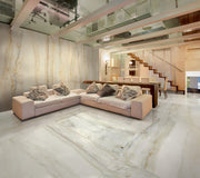 Lavish AH5 Soft Grey Onyx Porcelain Floor and Wall Tile 600x1200x10mm - FMV TILES & BATHROOMS