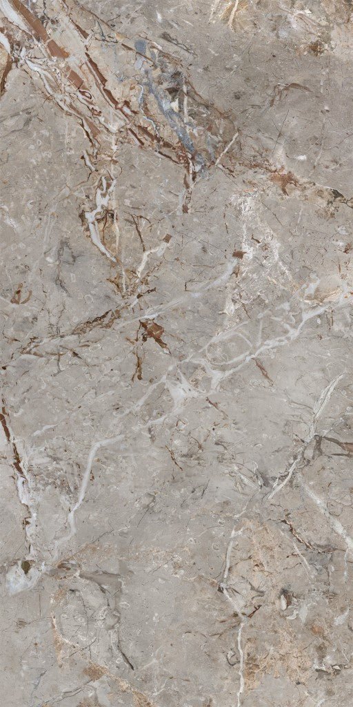 Lavish BA7 Breccia Argentum Porcelain Floor and Wall Tile 600x1200x10mm - FMV TILES & BATHROOMS