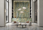 Lavish GG9 Onyx Green and Gold Porcelain Floor and Wall Tile 600x1200x10mm - FMV TILES & BATHROOMS