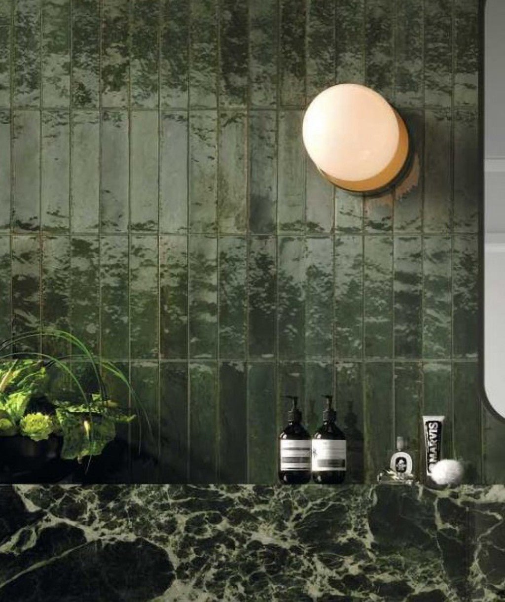 Lume Gloss Porcelain Wall and Floor Tile (Various Colours) 240x60mm - FMV TILES & BATHROOMS