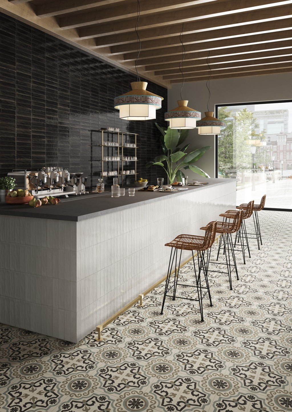 Lume Gloss Porcelain Wall and Floor Tile (Various Colours) 240x60mm - FMV TILES & BATHROOMS