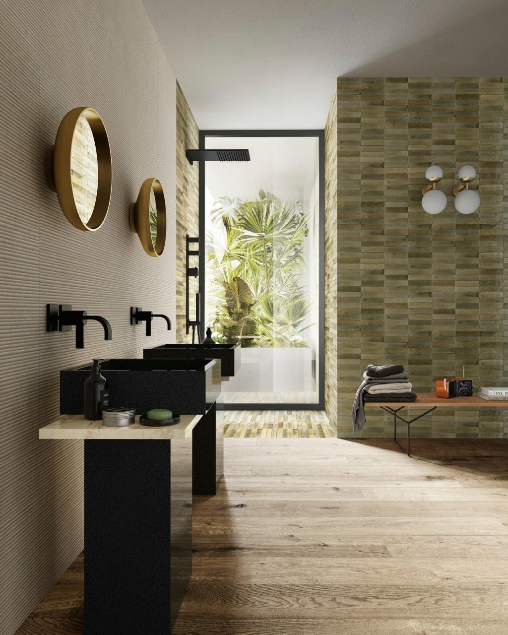 Lume Gloss Porcelain Wall and Floor Tile (Various Colours) 240x60mm - FMV TILES & BATHROOMS