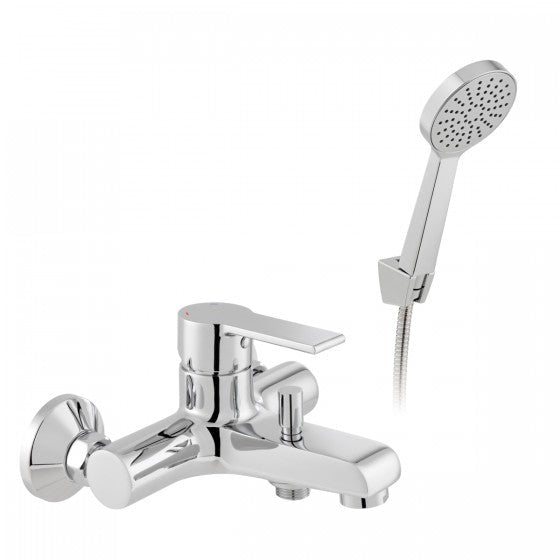 Milborne Wall Mounted Bath Shower Mixer - FMV TILES & BATHROOMS