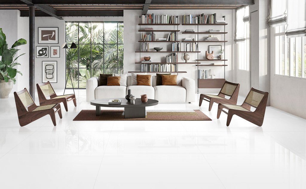 Mystic Porcelain Wall & Floor Tiles Black & White Colours 600×600x10mm - FMV TILES & BATHROOMS