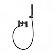Noir Matt Black D Series Bath Shower Mixer with Shower Kit - FMV TILES & BATHROOMS