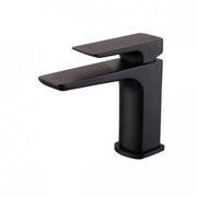 Noir Matt Black D Series Monobloc Basin Mixer with Clicker Waste - FMV TILES & BATHROOMS