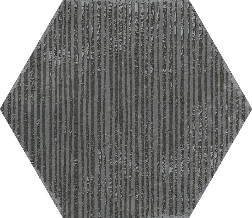 Organic Hexagon Decorated Porcelain Floor and Wall Tile 230x270mm - FMV TILES & BATHROOMS