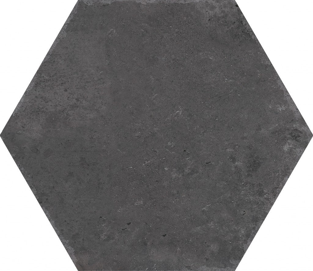 Organic Hexagon Decorated Porcelain Floor and Wall Tile 230x270mm - FMV TILES & BATHROOMS