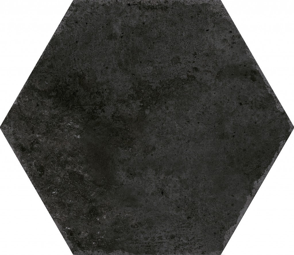 Organic Hexagon Decorated Porcelain Floor and Wall Tile 230x270mm - FMV TILES & BATHROOMS